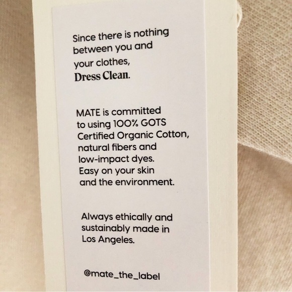 MATE The Label Spritz Graphic Terry Raglan Donny Pullover Sweatshirt Bone Small - Picture 4 of 8